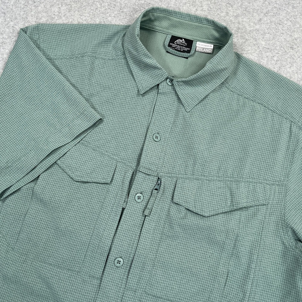 Helikon-Tex Defender MK2 Ultralight Shirt Mens M Sage Green Ripstop Tactical